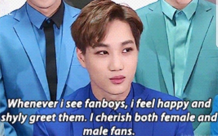 كاي دايم يتأكد انه يغرقنا حب و كلام لطيف