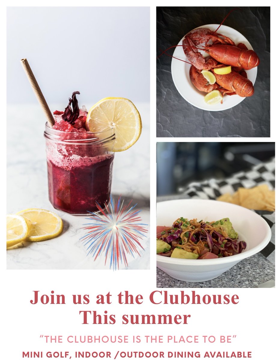 The ultimate hangout spot packed with good eats, games and great times. Join us this summer, our outdoor restaurant is spacious with lots of Social Distancing. Join us this summer, the Clubhouse will be the place to be. #hamptons #hamptonshappenings #hamptonseats
