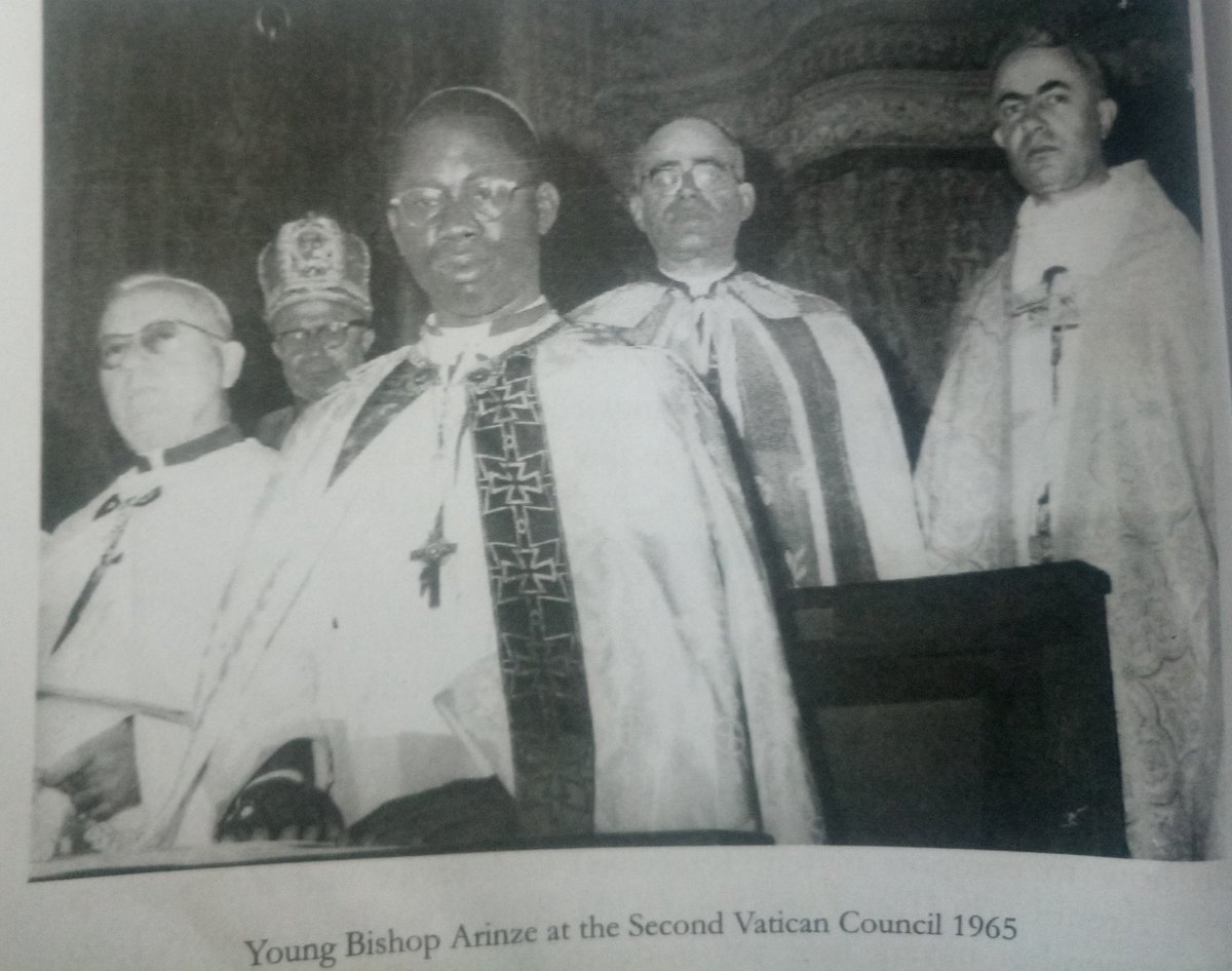 Cardinal Arinze was also the youngest bishop at the Vatican 2 council in 1965 where a bishop asked if he was a seminarian.