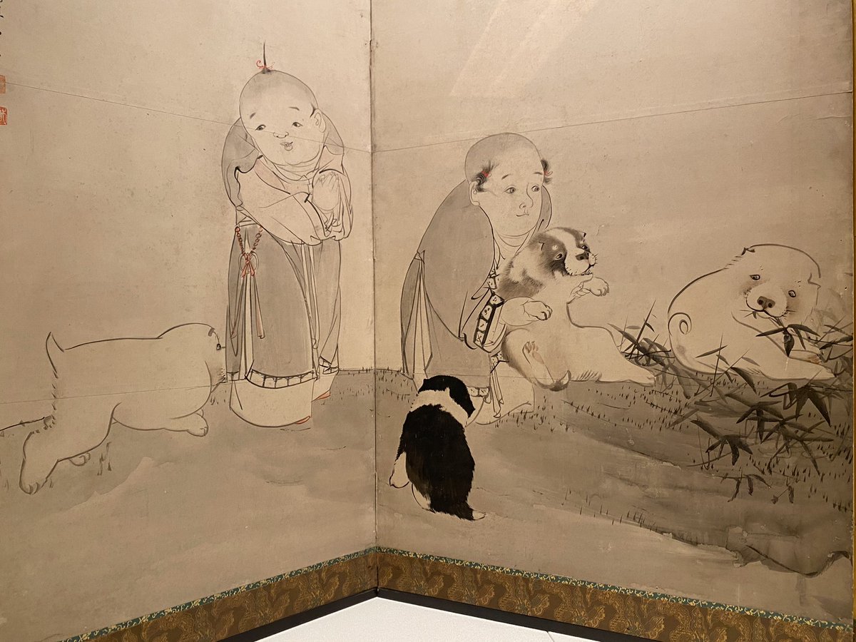 嵯峨嵐山文華館での「いちからわかる 円山応挙と長沢芦雪」で1Fは同じ