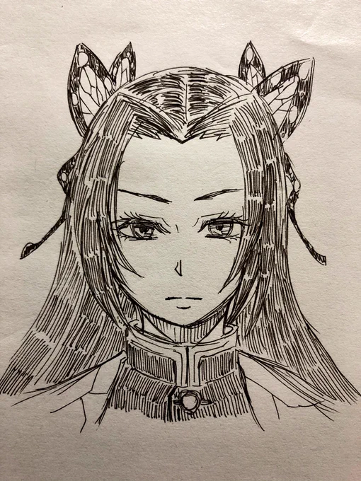 カナエ姉さん一発描きで描けるようになった!! 