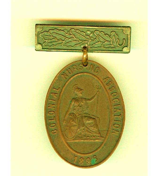RCNLibraries's tweet photo. Next it's the chunk-tastic Colonial Nursing Association badge, 1898… #BadgeoftheWeek #BadgeBling https://t.co/clKBxLzfLV https://t.co/8IGzdbsZJN
