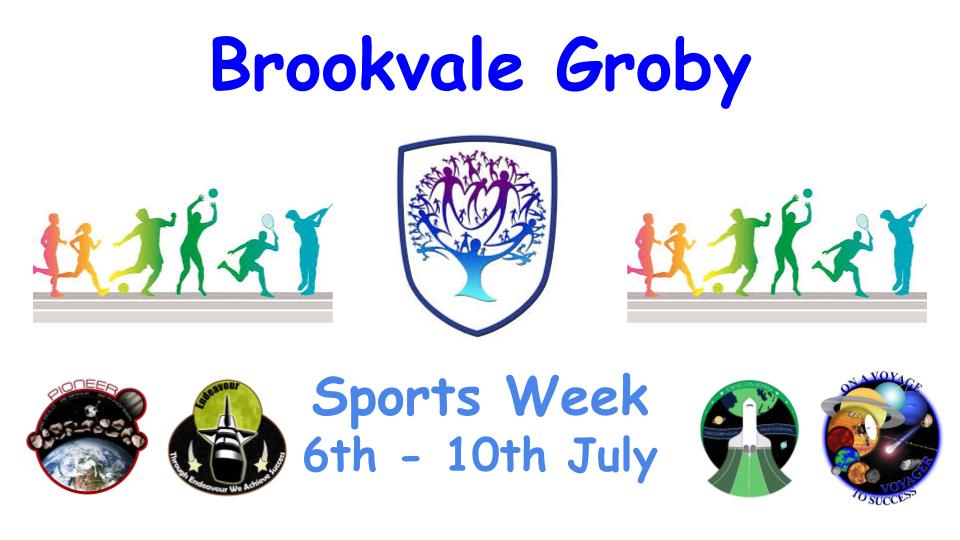 BGLC 'Sports Week' launches on Monday 6th July!
Check out your Google Classroom for more information.
Results to be announced on Friday 10th July. 

GOOD LUCK ALL!
<a href="/BGLC_PE/">Brookvale Groby PE</a>    #BGLC_PE