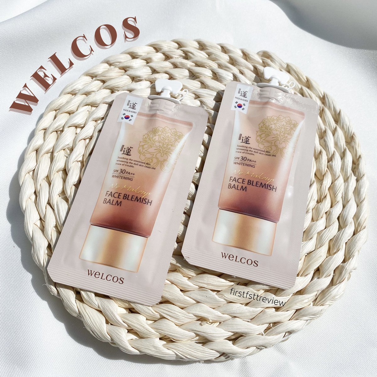 firstfst's tweet photo. —Welcos No Makeup Face Blemish Balm✨ พึ่งเคยได้ลองบีบีในตำนานตัวนี้ เนื้อเกลี่ยง่ายมากเลยย ปกปิดดี หน้าเนียนผิวสวย ฮื่อชอบงะ🥺 จะให้ลุคฉ่ำวาวเกาหลีสุดๆ แถมตัวนี้มีบำรุงในตัวด้วยนะ แนะนำเลย💗 #ไว้รีวิวห้ามขายของโว้ยย #ใช้ดีบอกต่อ https://t.co/Aw0MdTGU8D
