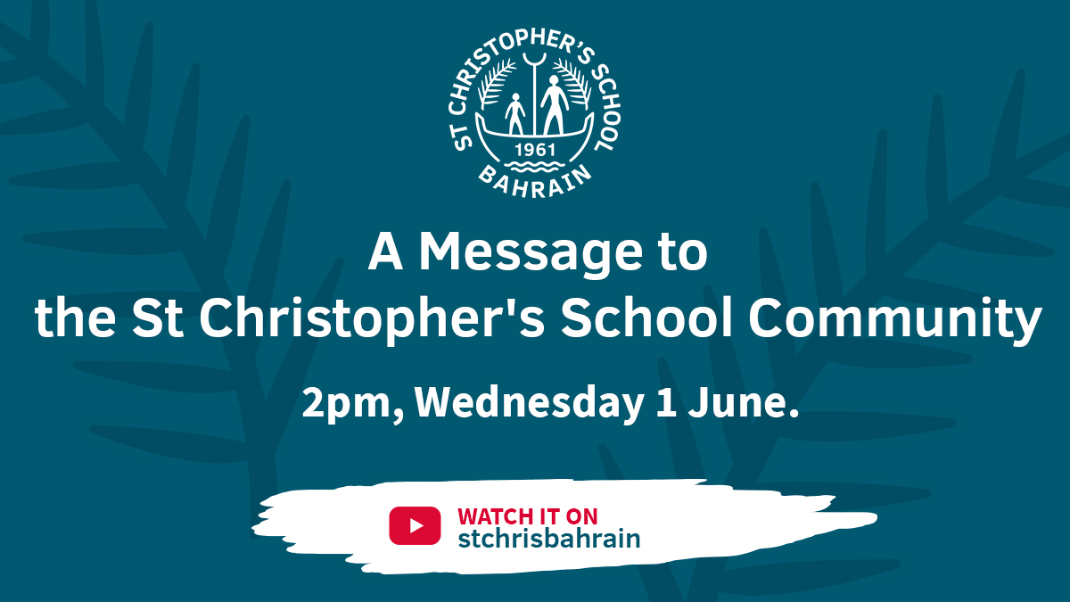 StChrisDT's tweet photo. A Message to the St Christopher's School Community. Watch it on the following link : https://t.co/fykWQXYZ35 https://t.co/9NSpxYyw66