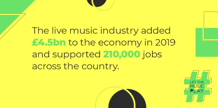 Masaievents's tweet photo. If you’ve been to any gig, festival or any live music event think of the work behind it the scenes and the people at risk, SUPPORT THE MOVEMENT and tweet #LetTheMusicPlay https://t.co/WeAtdrVajB