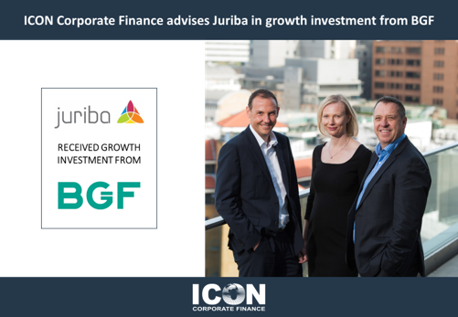 ICON is delighted to have advised leading digital transformation software specialist <a href="/Juriba/">Juriba</a> in their growth investment from @BGFinvestments 
Read more >> bit.ly/2BtIdxS

#enterprisesoftware #technology #growthcapital #growthequity #privateequity #corporatefinance