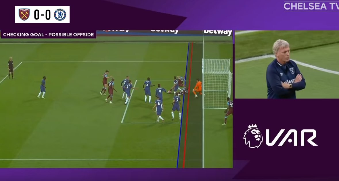 That it took 3 minutes and 30 seconds is not good. Moss really didn't need to use full calibration, which added much time. Clear Michail Antonio was in front of the last defender and in an offside position from one line. So this is now a subjective decision, not factual.