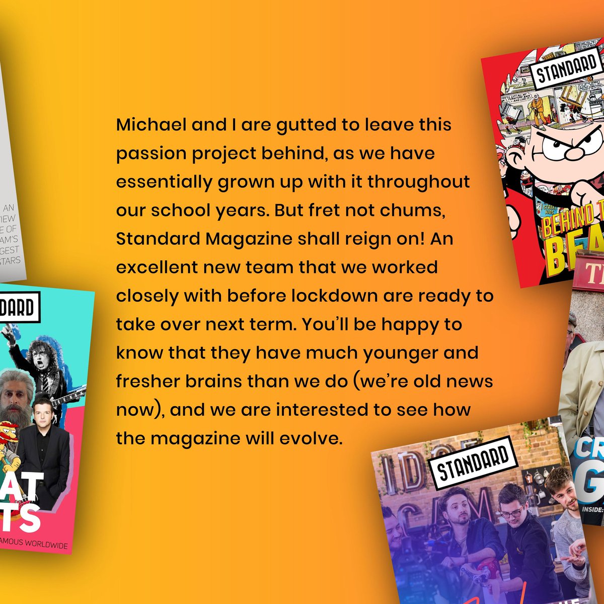 StandardMagSTA's tweet photo. Here's what Jack has to say about leaving Standard Magazine after 5 years. https://t.co/725klpqCTu