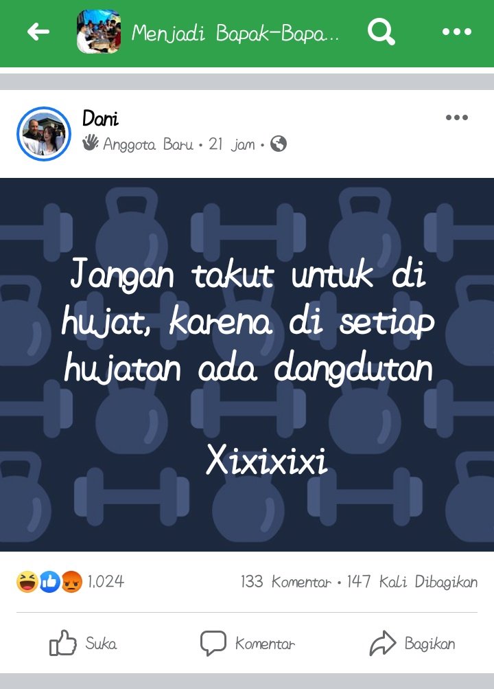 janganpasrah's tweet photo. #WhatsApp untuk menanyakan kabar, sedang #Facebook untuk menghilangkan beban. Hihi https://t.co/Atce3ydn6u
