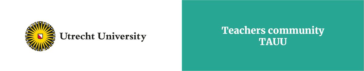 Teaching community T@UU tweet media