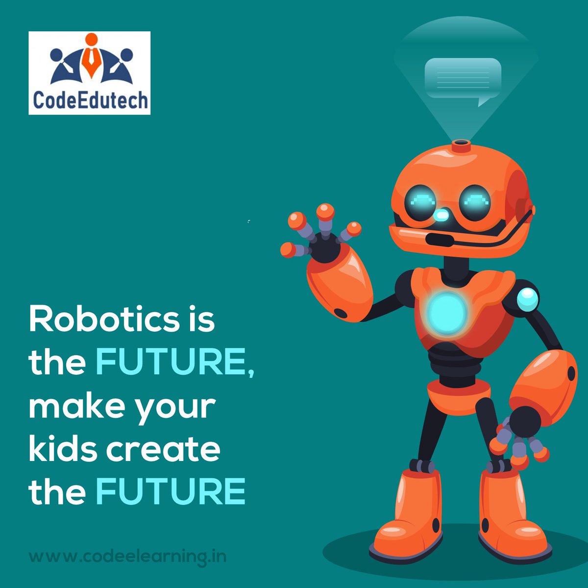 codeelearning's tweet photo. Let your kids create the FUTURE!
Enroll your kid for free demo: https://t.co/vHML3Q33ac

#learningathome #education #elearning #CodeEdutech #Robotics #roboticsforkids #future #crashcourse  #Arduinocourse #onlinelearning  #learnwithfun #roboticsexpert #technology #learnathome https://t.co/nPLQiQxKb9