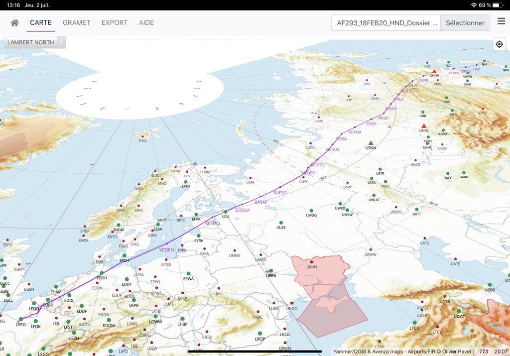 flyingeek's tweet image. Il y a aussi OFP2MAP pour faire joujou avec les projections. flyingeek.github.io/lido-online/in…