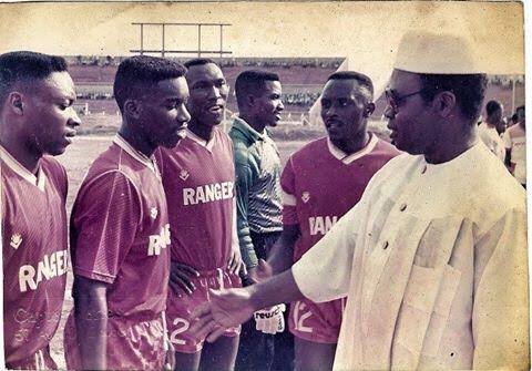 Austin Okocha: One of the finest that has played the game. In 1990, he joined Enugu Rangers. He produced many spectacular displays including one where he rounded off and scored a goal, against goalkeeper Willy Okpara in a match against BCC Lions.