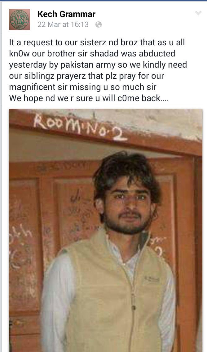 Hence, he fell under radar of LEAs, by 2015 he joined elite Kech Grammar School in Turbat as a teacher & worked for HRCP as “human rights activist” then disappeared.If you’re confused, how he was working for a human rights org while being member of a banned org BSO-Azad../153