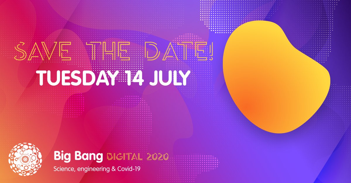 The Big Bang is back and this time it’s digital! Encourage young people to join in online and be inspired at digitalbigbang.co.uk on 14 July.