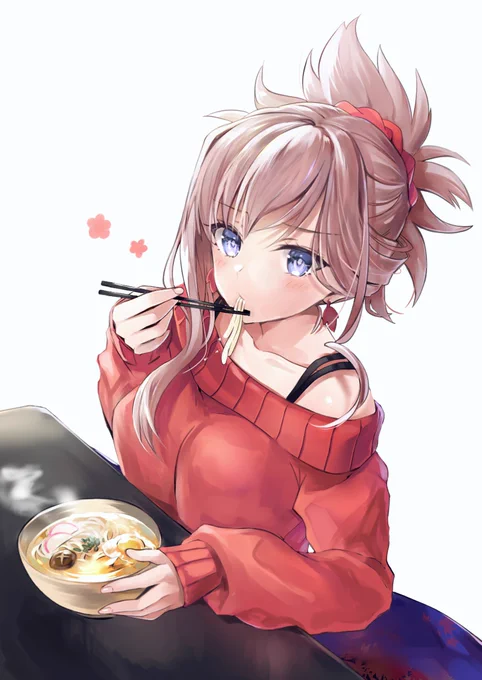#うどんの日 ということで武蔵ちゃん? 