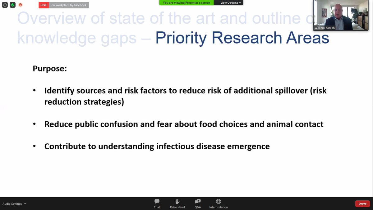 . @Dr_Wildlife on research priorities for animal-human interactions:
