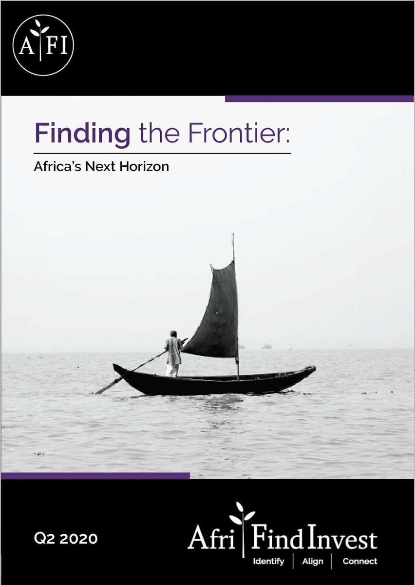 Finding the Frontier shares our view on #Africa’s growth story in the context of #COVID-19. We highlight emerging economic trends and tech-enabled #startups that continue to grow under novel market conditions. Get your copy here. bit.ly/2BYS0fk