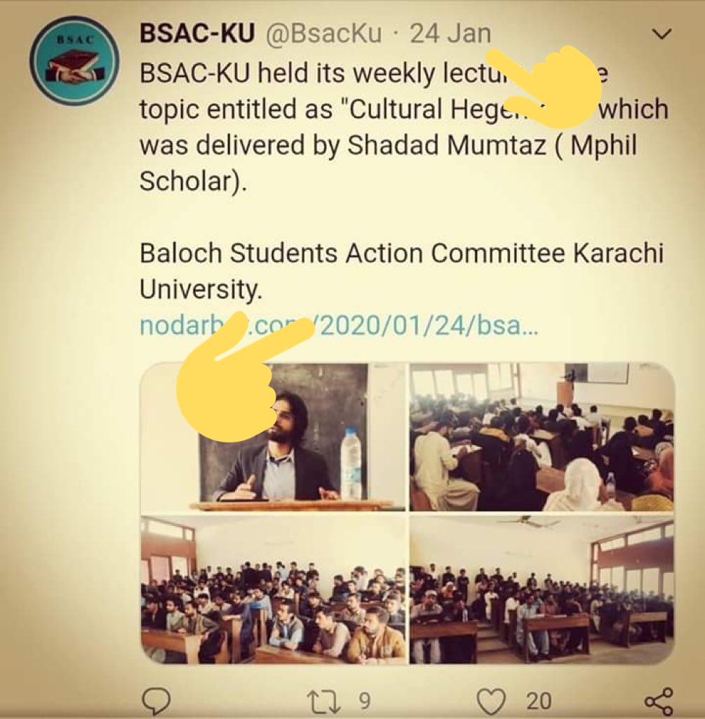 But imp to note:BLA’s media wing Hakkal claimed him as a “veteran” terrorist, not as a rookie& with his QAU mate Ehsan, he was undercover for at least one year before getting killled in May 2020.It means while he’s with BSAC at KU in Jan 2020 he was already with  #BLA./163