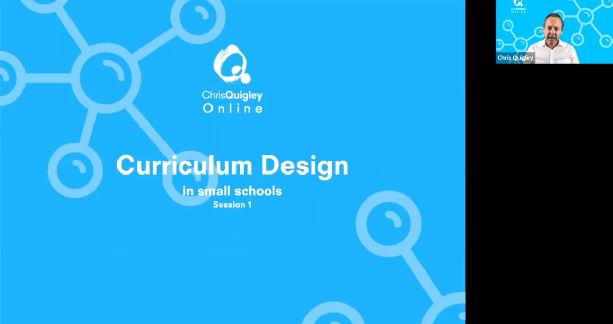 Great to bring Chris Quigley <a href="/chrisquigley/">chris quigley</a> to our Small Schools yesterday and again today! Our Zoom webinars are being highly rated! Have you joined in yet?