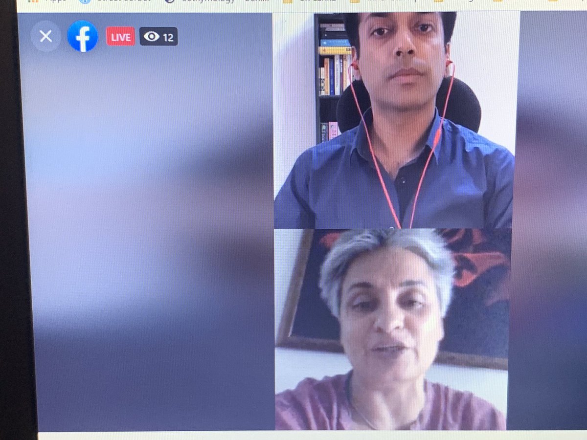 We are live right now on Facebook with 
<a href="/VasuPrimlani/">Vasu Primlani</a>
 discussing the fascinating science behind #somatictherapy
Join us here bit.ly/2ZvHrbJ #tosbconversations