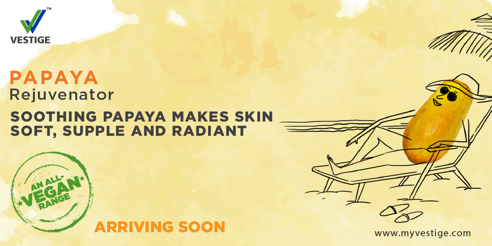 vestigemkt's tweet photo. One fruit, multiple benefits ✨

Papaya helps 
👩Moisturise skin
🙋‍♀️Prevent acne &amp; pimples
💁‍♀️Brighten skin 
🙇‍♀️Clear pigmentation 

A complete range of natural skincare coming soon from the house of Vestige 🌺

#WishYouWellth https://t.co/5UxgZQuBR6