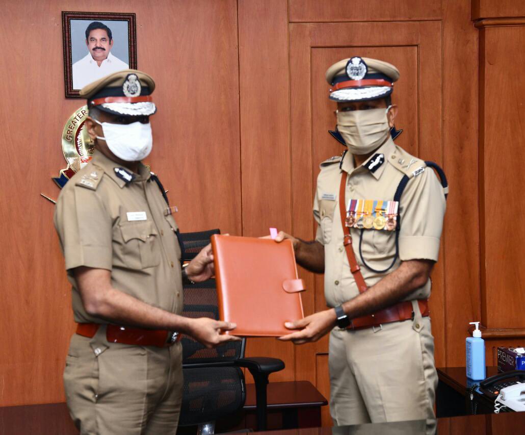 copmahesh1994's tweet photo. Assumed charge of Commissioner of Police, Greater Chennai. Thanks to all friends for their wishes. https://t.co/TGPdcSjaHw