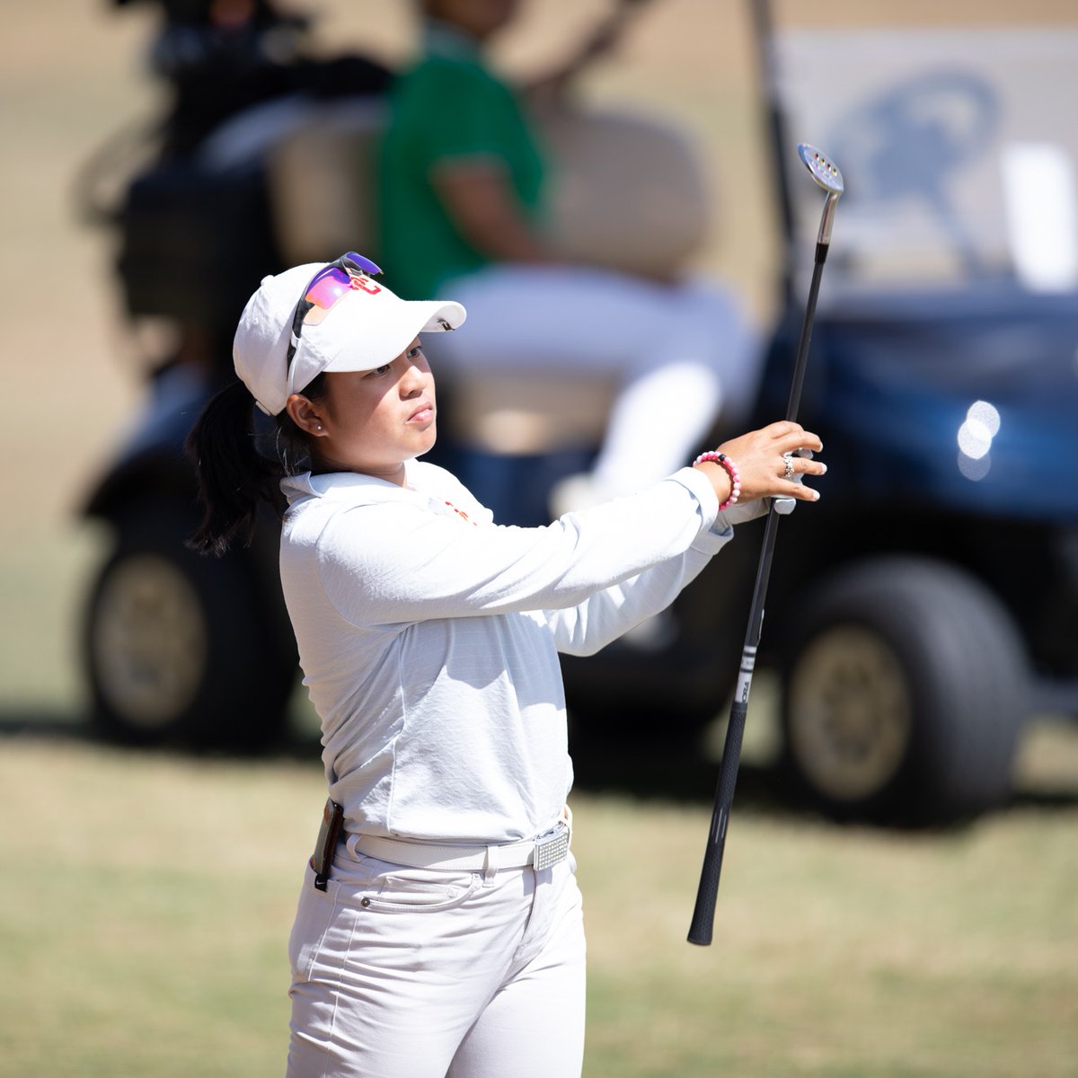 THECACTUSTOUR's tweet photo. Last week's (overall) winner, @GabiRuffels, fired a closing round 67 to claim #LowAM honors this week in Las Vegas.
With a birdie on 18, she edged @USCTrojans teammate @AlyaaAbdulghany by 1 to earn the AM title at Stallion Mountain Golf Club.
#FightOn
๐ธ @hitwiththetruth https://t.co/MfapLsEqmh