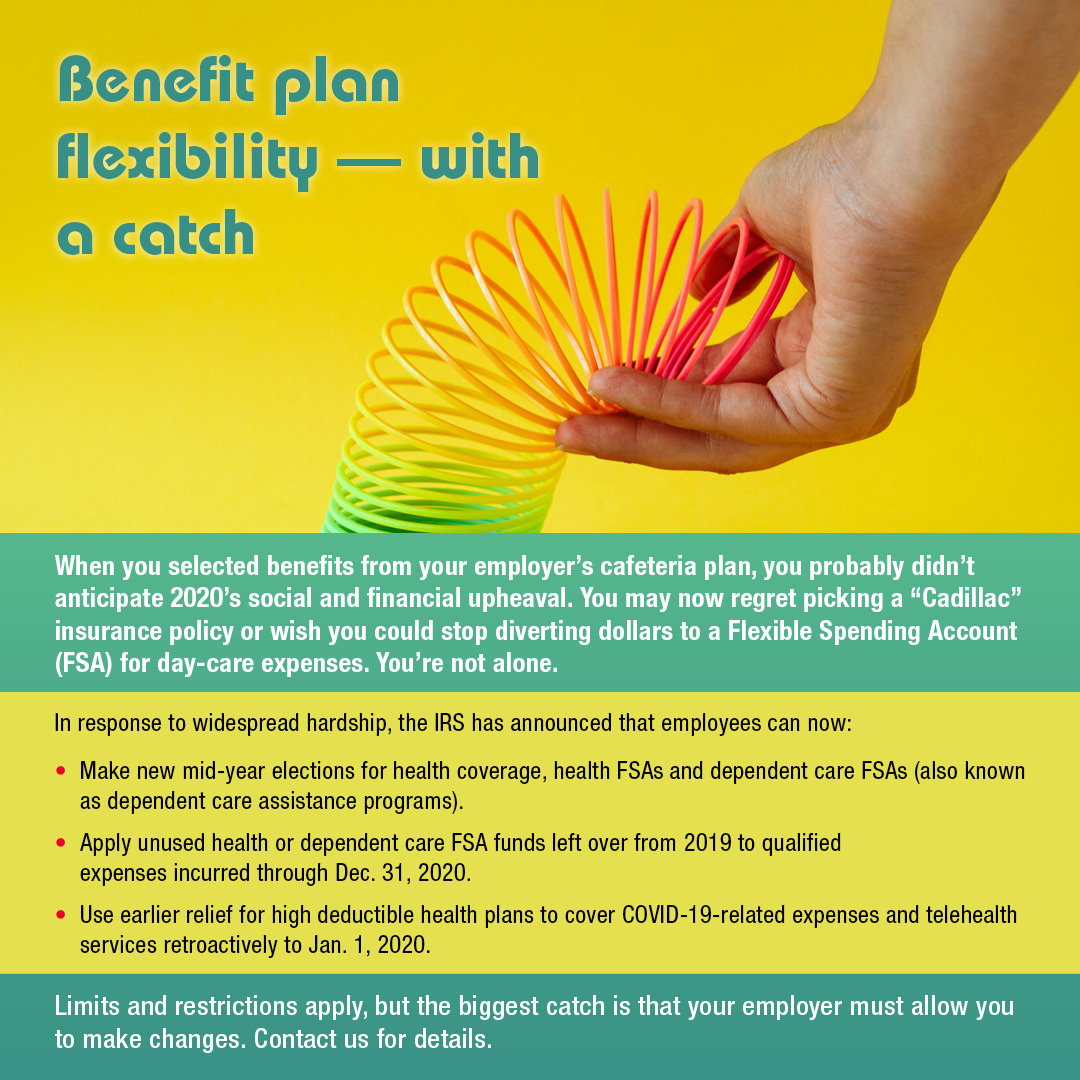 CDPApc's tweet photo. Benefit Plan flexibility with a catch. https://t.co/3s1EgudEZe