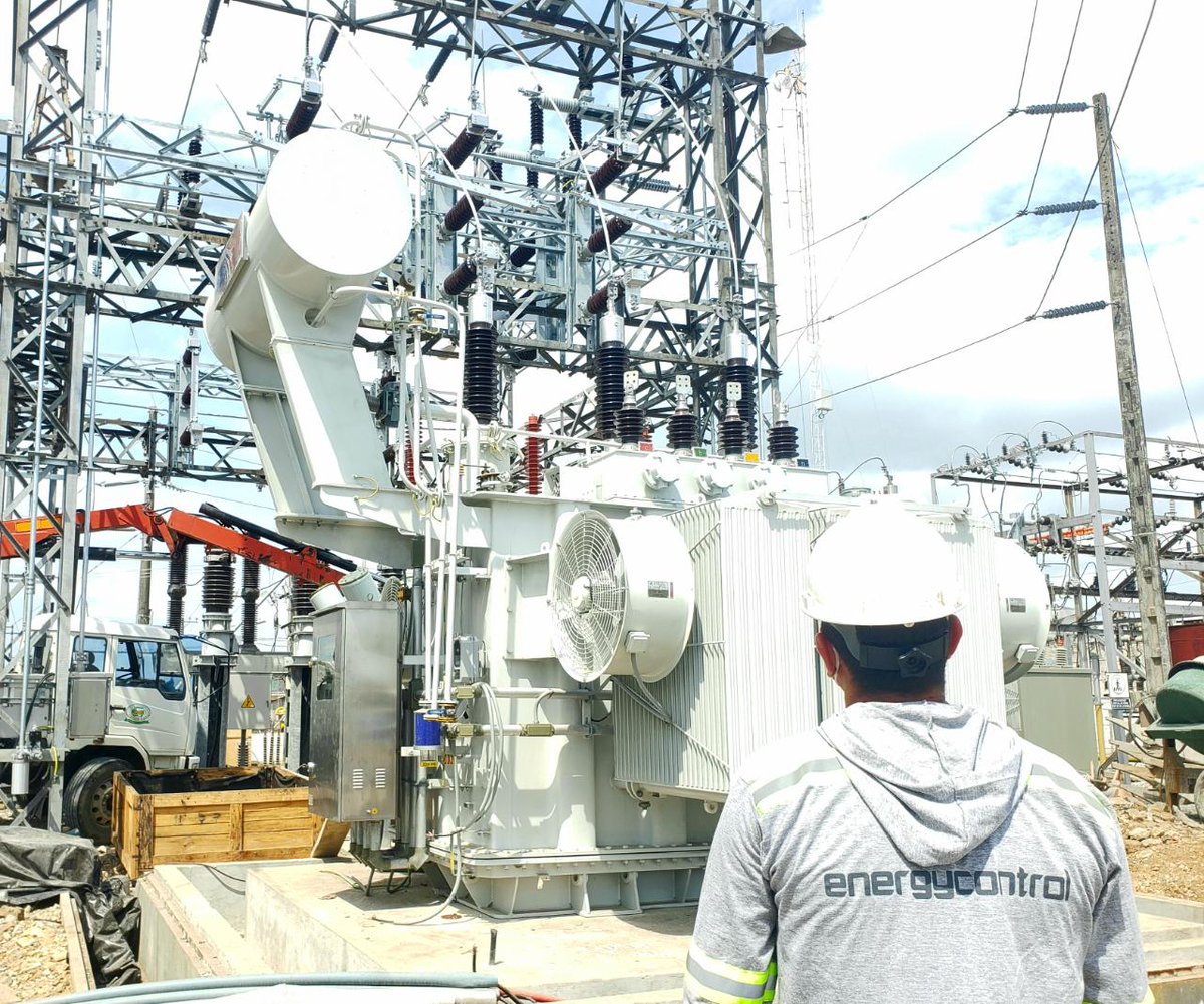 EnergyControl_'s tweet photo. Seguimos avanzando, montaje de transformador de poder 18/24 MVA en Subestación Montero de CNEL MILAGRO #EnergyControl #Semgroup #SemgroupEnergy https://t.co/aGRbw9Ufdm