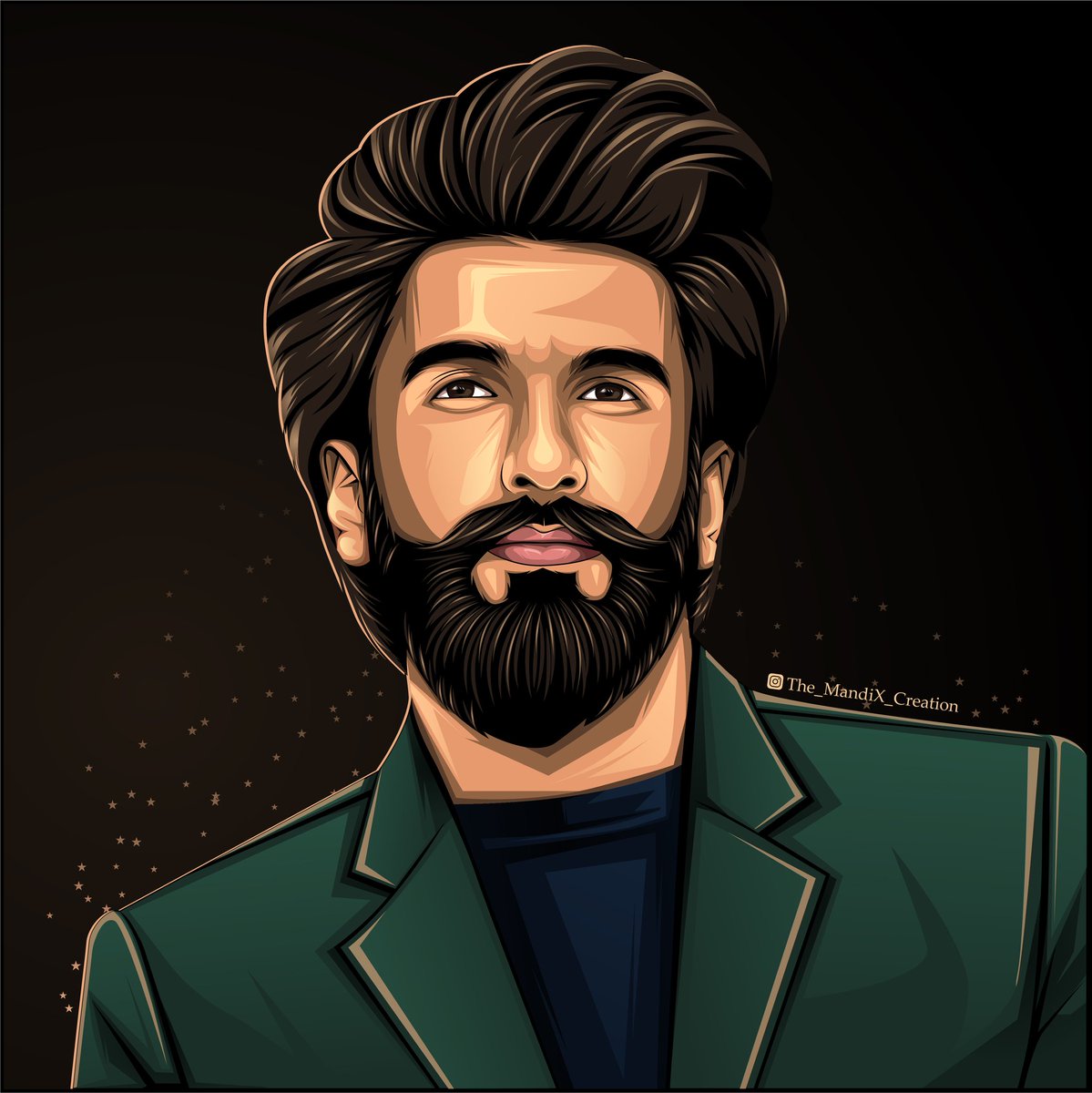 MandixThe's tweet photo. Artwork for fav.. @RanveerOfficial ..
By me 
On Instagram: https://t.co/MdEWaQKRks
#RanveerSingh #ranveer #bollywood #bollywoodactor #themandixcreation https://t.co/shVUBswOCe