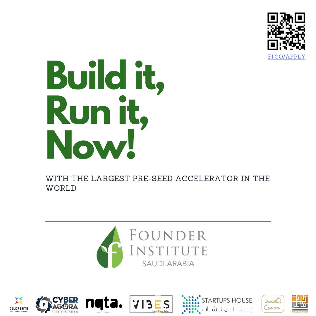 FounderSaudi's tweet photo. Join our #program to benefit from the top experts on the field. Let’s build it, run it, together, now. 
(https://t.co/M7KFB74slD)
.
———————-
.
انضم إلى برنامجنا للاستفادة من أفضل الخبراء في هذا المجال.  دعنا نبني ، نشغله معا الآن.

#Entrepreneurship #Saudiarabia https://t.co/aLMfuSTGMQ