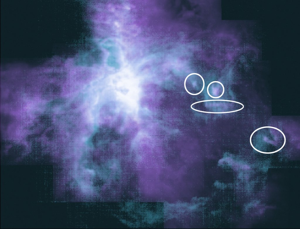 ✨ The first signs of new star birth in the Orion nebula sparked by a stellar wind. Learn more about how the stars we see today can affect future generations: go.nasa.gov/3e15gxz