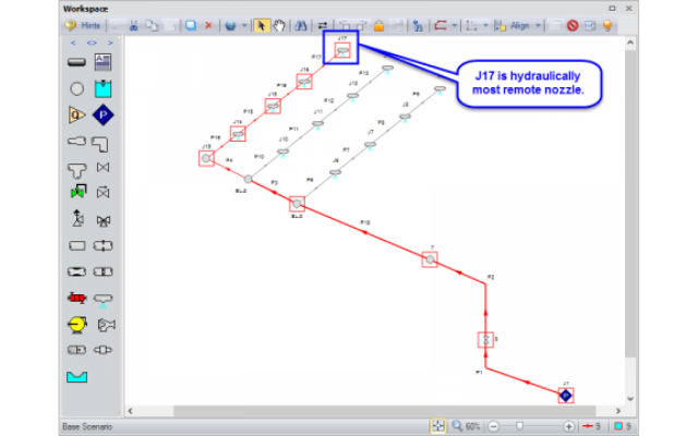 EmpoweringPumps's tweet photo. Itโs simple: First, turn on the NFPA #calculations and build the fire system model. Next, create a group with the spray nozzles and use the #AFTFathom GSC module to determine which nozzle is the #hydraulically most remote. https://t.co/EN2CAc3aB2 #PumpTalk @appliedflowtech https://t.co/GM9aUGP9Kv