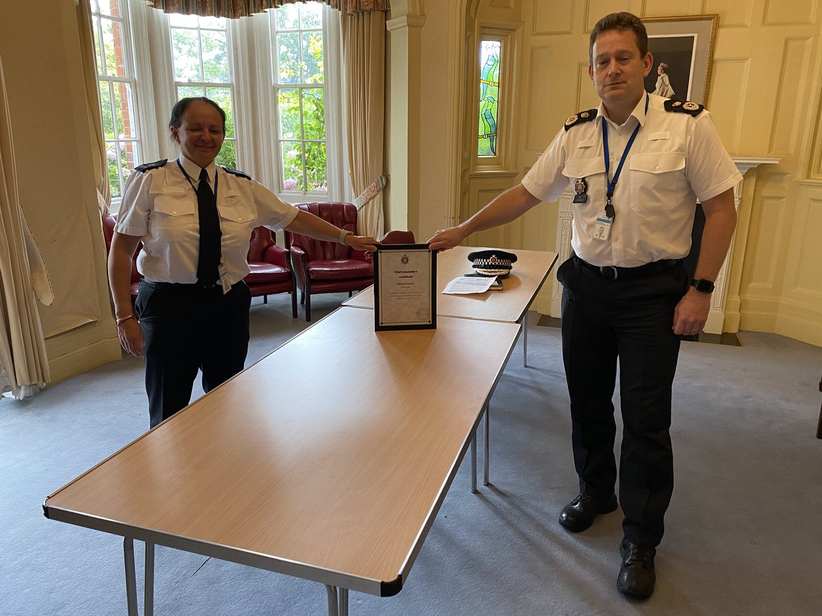 Chief Constable BJ Harrington QPM - Essex Police (@bjh251) on Twitter photo Congratulated <a href="/SuptMDavies/">Supt Michelle Davies MBE</a> on completing DE supt programme. 2 yrs to the day since I selected her. Living her answer to my 1st question ‘why do you want to be a cop?’ in action, attitude & leadership. Michelle has been superb bringing her skills & experience to <a href="/EssexPoliceUK/">Essex Police</a> Congratulated <a href="/SuptMDavies/">Supt Michelle Davies MBE</a> on completing DE supt programme. 2 yrs to the day since I selected her. Living her answer to my 1st question ‘why do you want to be a cop?’ in action, attitude & leadership. Michelle has been superb bringing her skills & experience to <a href="/EssexPoliceUK/">Essex Police</a>