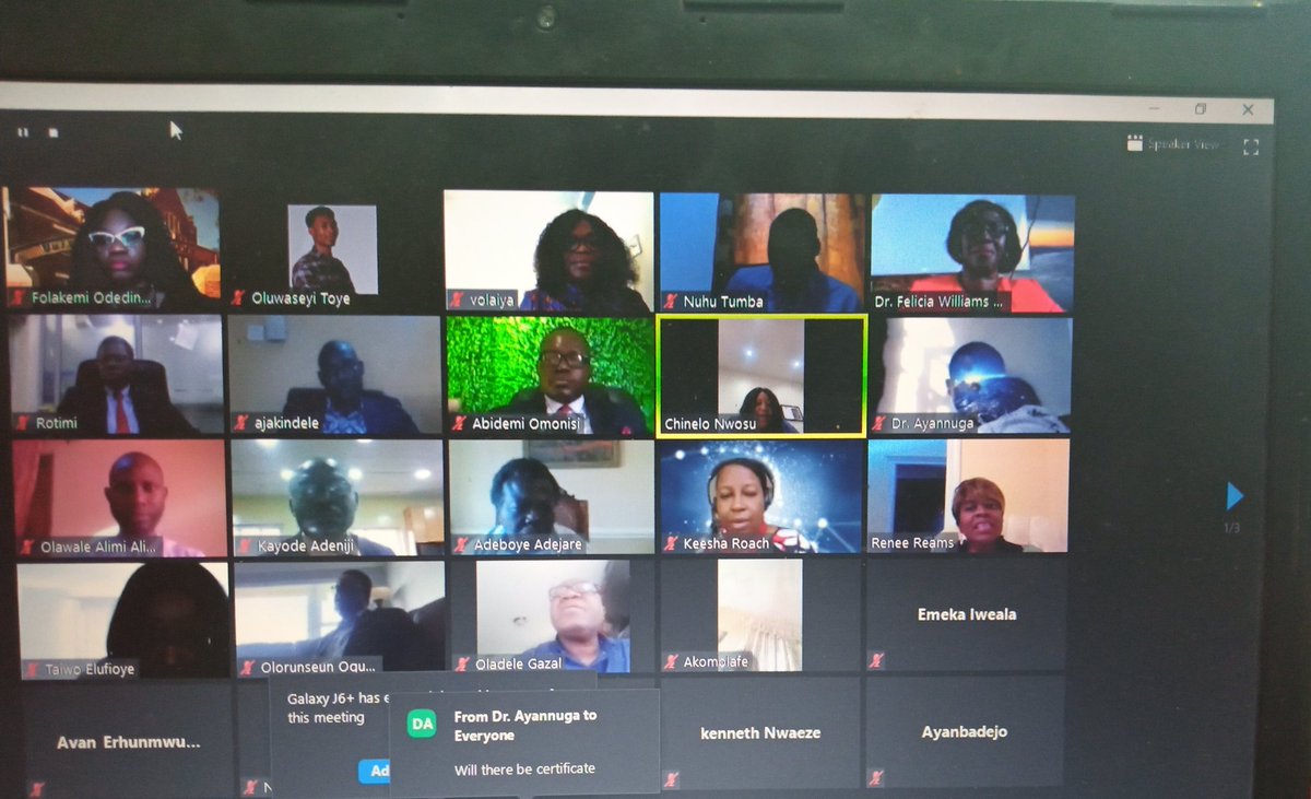 <a href="/DiasporaNGR/">NGR_Diaspora</a> Day 2 was fully packed with different presentations. We are not done yet, poster session next. Twitter!!! here we come. 6pm WAT 
#NGRDiaspSummit20