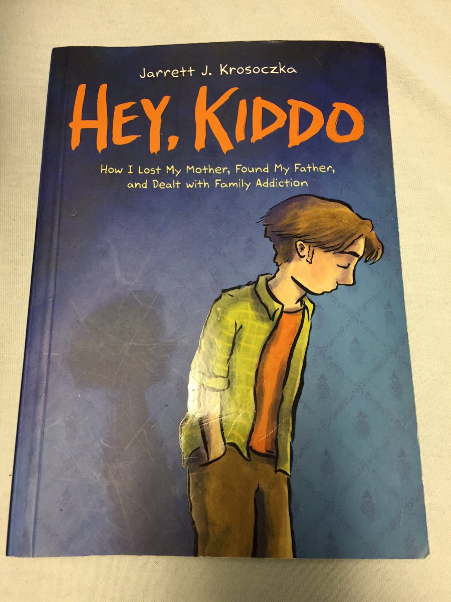 7. Not sure how long before the pulmonary function lab will be ready for me. L: This autobio graphic novel was written by a friend of a friend. I found it in a free box on a sidewalk in Brookline couple months ago! R: crochet project  https://www.amazon.com/Kiddo-National-Book-Award-Finalist/dp/0545902487