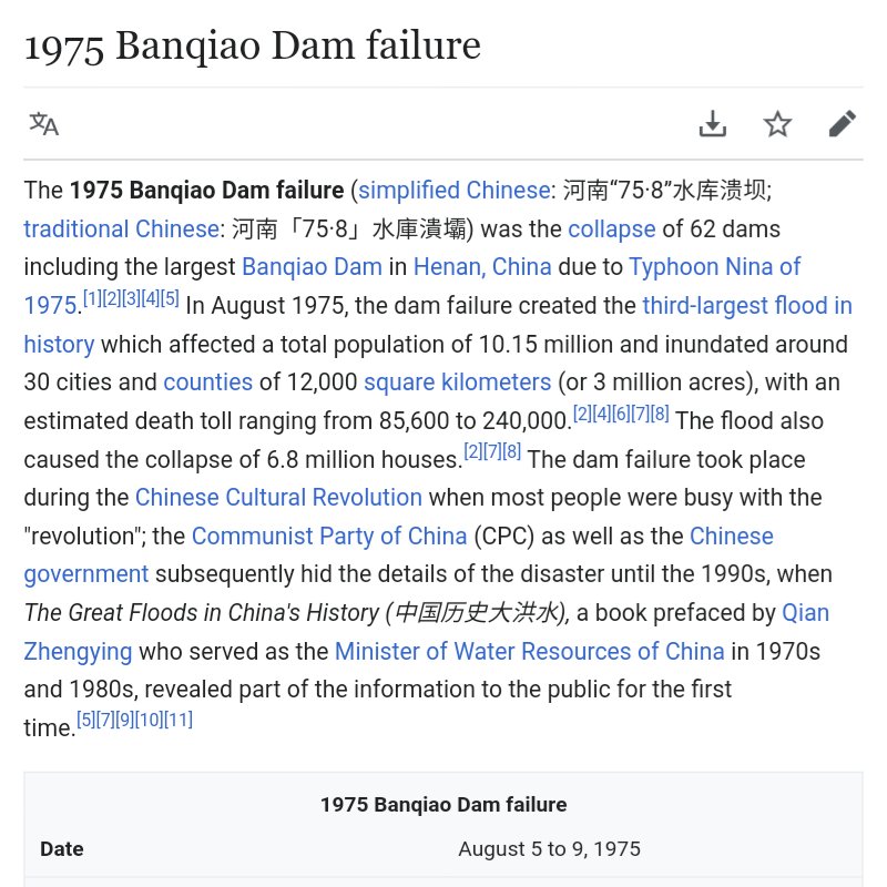  #ThreeGorgesDam ." A community notice from  #Chongqing city in China, asking residents who live below the 4th floor to prepare themselves as the flood/water lever could reach 193.38 m (same as that in 1981). In 1981, more than 15 million people were affected by the flood. "