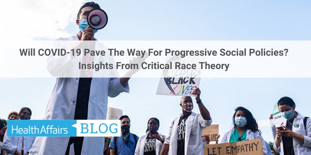Health_Affairs's tweet photo. In their blog post, @michellemorse and coauthors say the #COVID19 crisis offers an opportunity to mobilize US #physicians to advocate for social policies, such as universal #paidsickleave and defunding the #police, that dismantle structural #racism. https://t.co/kyZBcZhcXg https://t.co/JNmg1aXxJv
