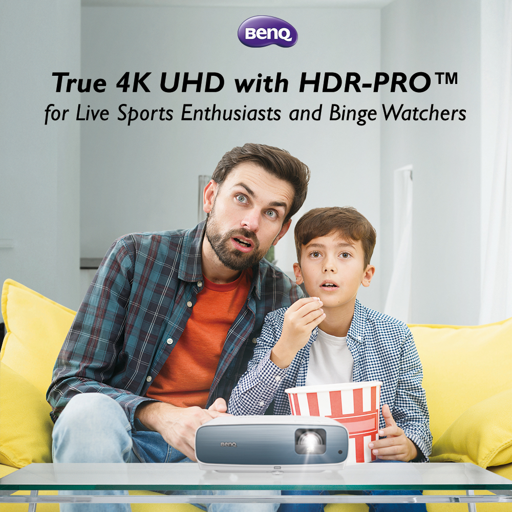 BenQIndia's tweet photo. BenQ's TK850 is a true 4K home projector for high quality entertainment in an ambient light living room.
TK850 :https://t.co/R5XRCEJESl
#BenQ #QualityTimeAtHome ##TK850 #4Kprojector #Moviewatchingprojector #Sportwatchingprojector #Highbrightness #Vividcolor https://t.co/zjhYIdwVaN