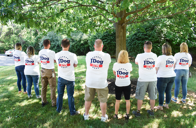JDogBrands's tweet photo. Celebrating Independence Day early with our @fragoutcc JDog Collectors Shirts at HQ! 🇺🇸 #ProudtoBeAmerican https://t.co/GwMknr8tvR