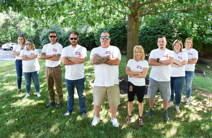 JDogBrands's tweet photo. Celebrating Independence Day early with our @fragoutcc JDog Collectors Shirts at HQ! 🇺🇸 #ProudtoBeAmerican https://t.co/GwMknr8tvR