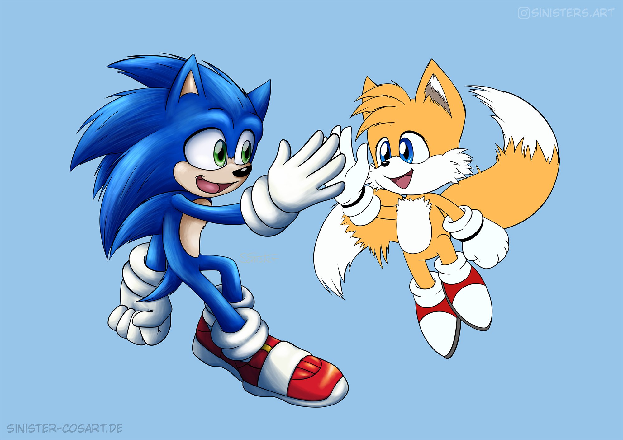 Sonic Cradling Baby Tails