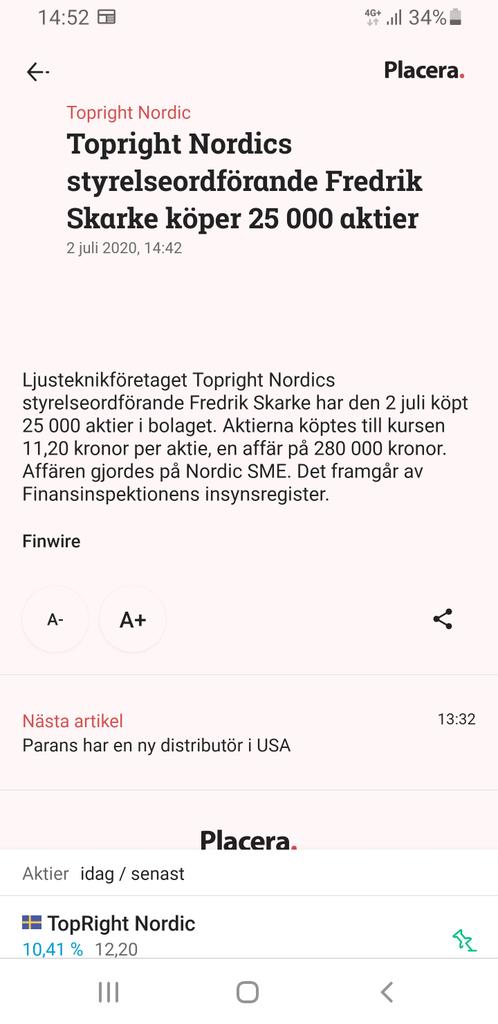 junge73's tweet image. Ytterligare insiderköp i #topright 🚀