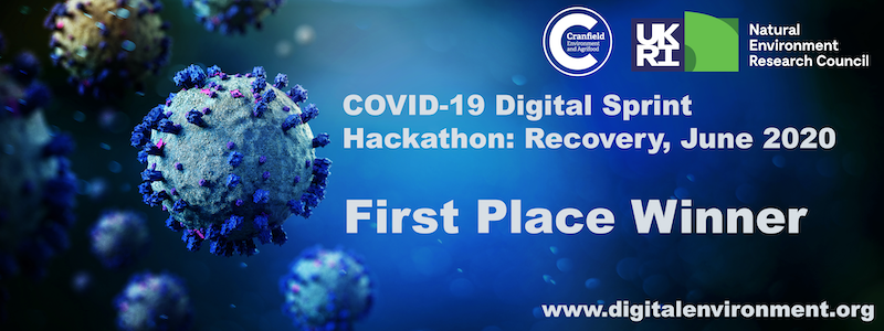 RoostyLucy's tweet photo. Proud to have won the NERC COVID-19 hackathon 2: Recovery with teammates @TimothyOstler3 and @moore_jw_. Our entry can be found here: https://t.co/EN5xYk6LbF 
#NERChackCovid19 https://t.co/LrASFUnzD5