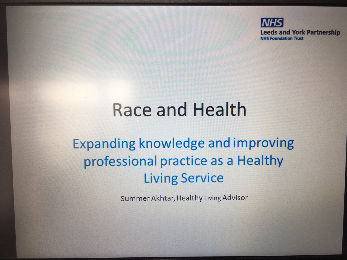 lypft_HLService's tweet image. Thank you to Healthy Living Advisor Summer for delivering an educational and thought-provoking peer supervision session on Race and Health yesterday! #improvingpractice #awareness #knowledgeiskey