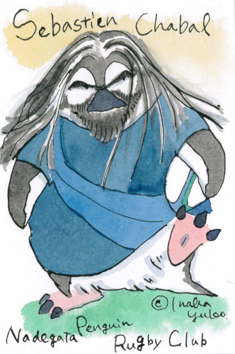 inabayuko's tweet photo. このお方を描いたことを思い出しました、、、😜🐧
#SebastienChabal https://t.co/ZxSCYzQhy0