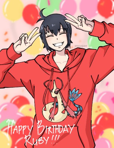 Calemsboots's tweet photo. HAPPY BIRTHDAY RUBY!!.... I forgot to post this here lol
#pokespe #ルビー生誕祭2020 #ポケスペ #pokemon #trainerruby #drawing #FANART https://t.co/0qwwAWcMPB