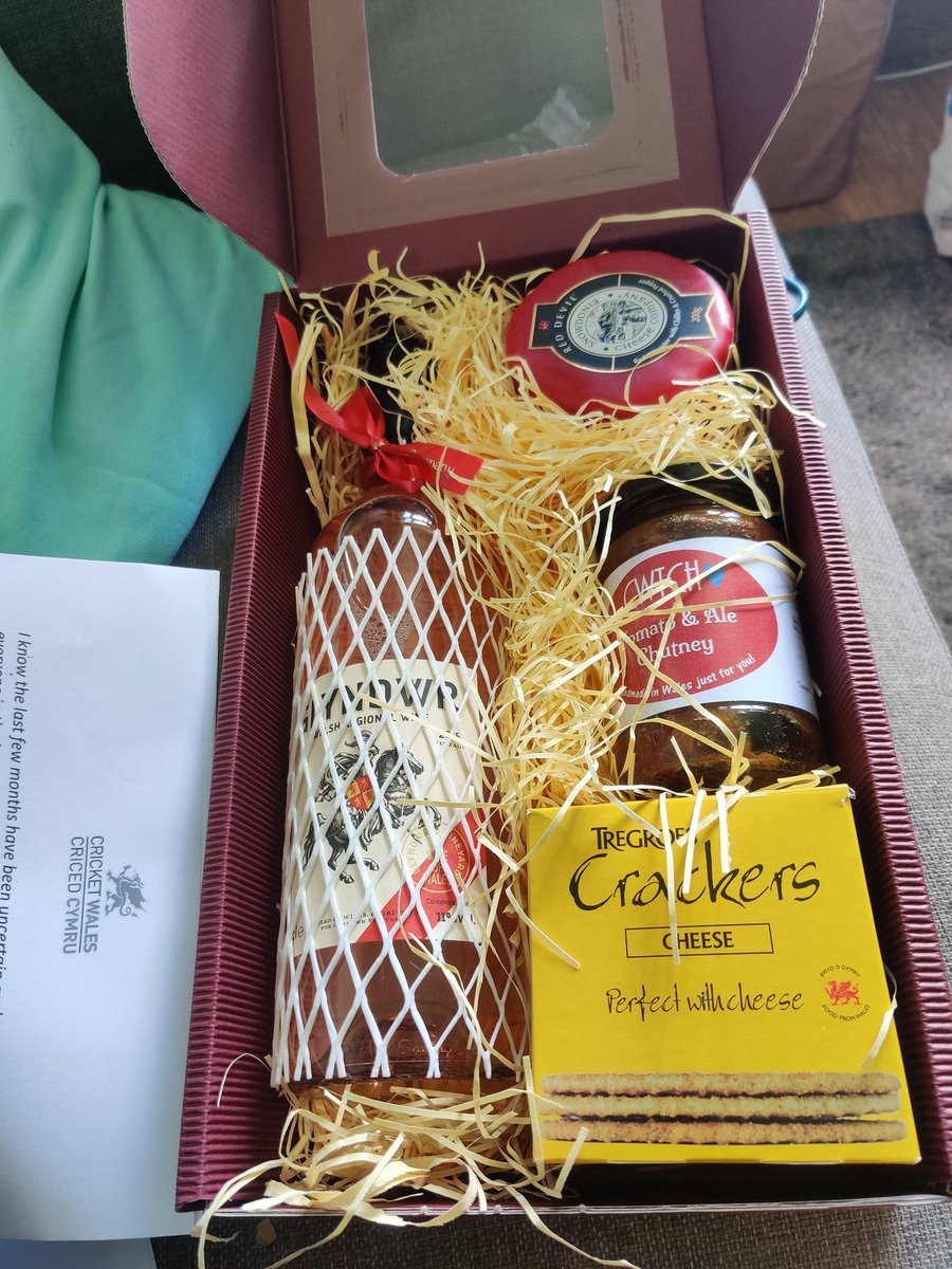 RWarrenger's tweet photo. Lovely surprise from @CricketWales today π that should fuel my #firstballback tomorrow π https://t.co/QQXhEOmVdN